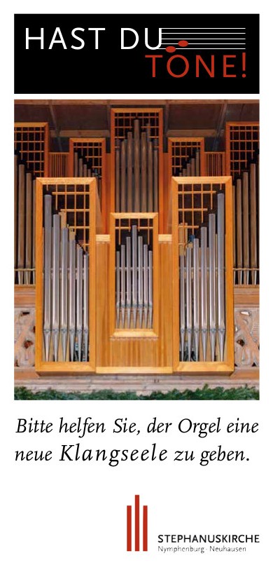 Flyer zur Orgelsanierung